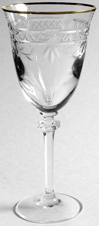 Wellesley Gold Wine Glass