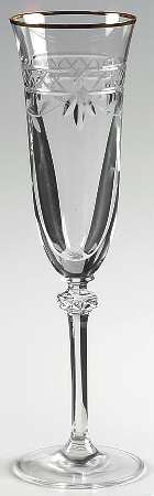 Wellesley Gold Fluted Champagne