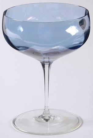 Blue Swirl Champagne/Tall Sherbet