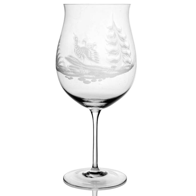 Hunt Scene Oversize Goblet