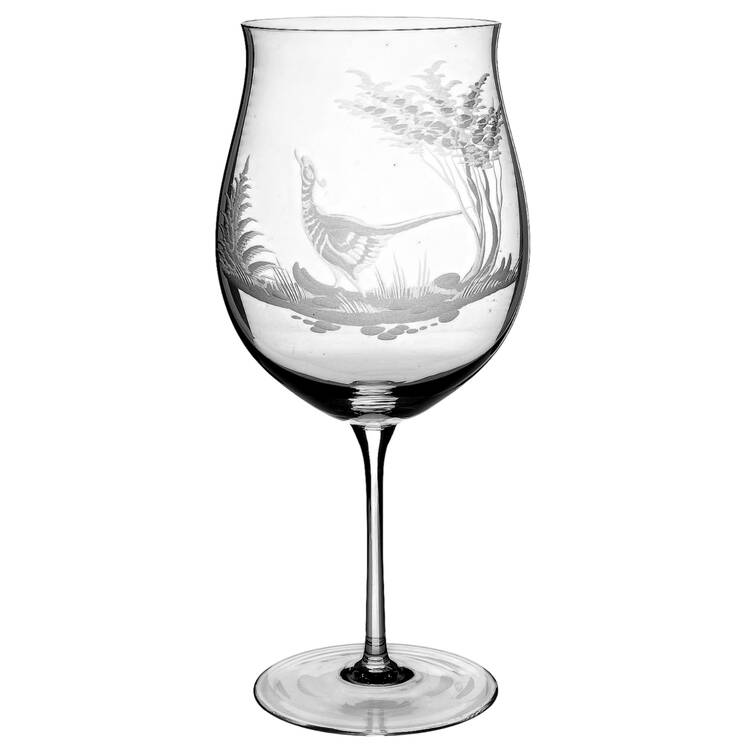 Hunt Scene Oversize Goblet