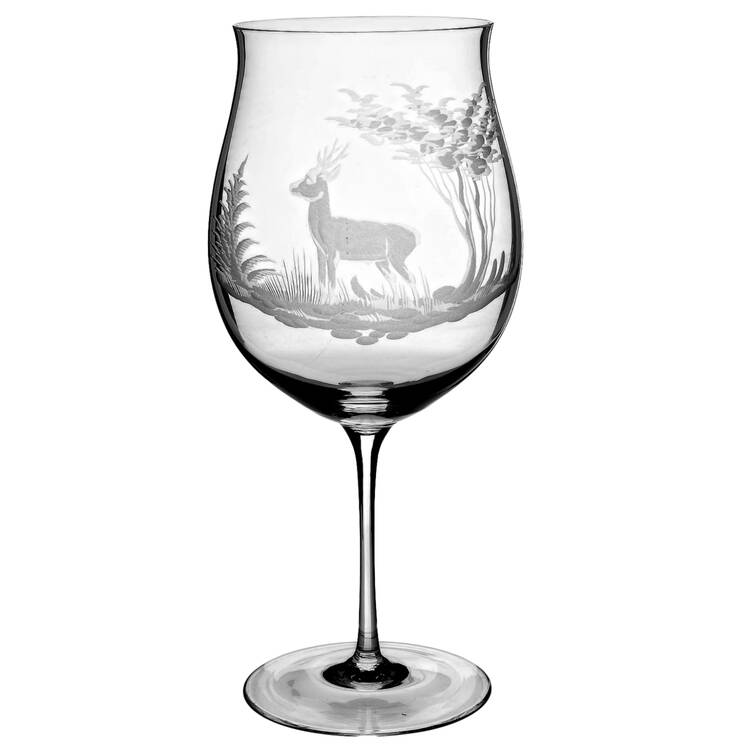 Hunt Scene Oversize Goblet