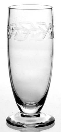 Elegance Clear (Greek Key Design) Juice Glass