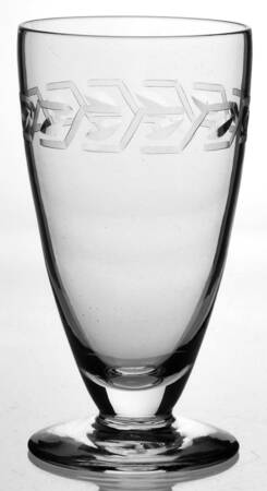 Elegance Clear (Greek Key Design) Iced Tea