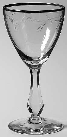 French Provincial Wine Glass