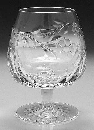 Country Garden Brandy Glass