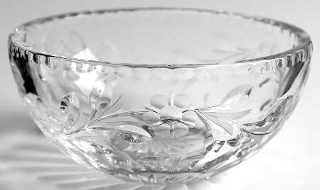 Country Garden 5" Round Bowl by Rogaska