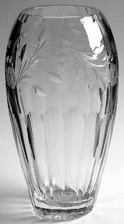 Country Garden 10" Flower Vase by Rogaska