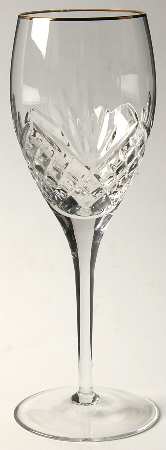 Coronation Gold Wine Glass
