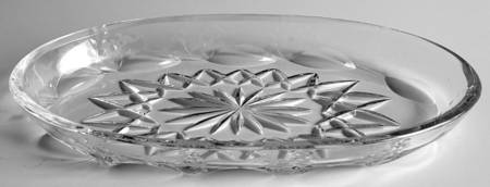 Gallia Oval Tray by Rogaska