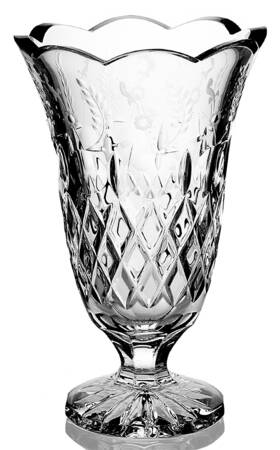 Gallia 10" Footed Scalloped Vase