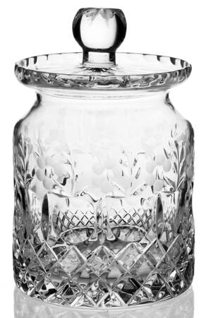 Gallia Biscuit Barrel & Lid by Rogaska