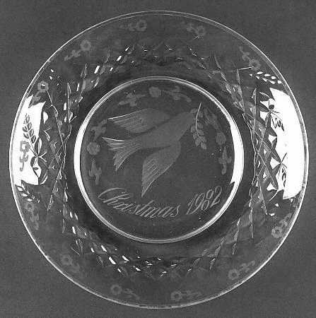 Gallia 1982 Christmas Plate