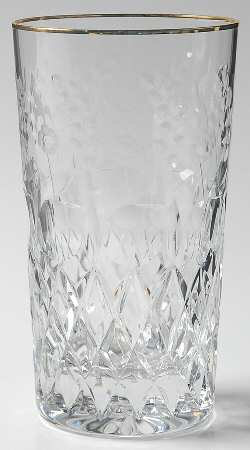 Gallia Gold Highball Glass