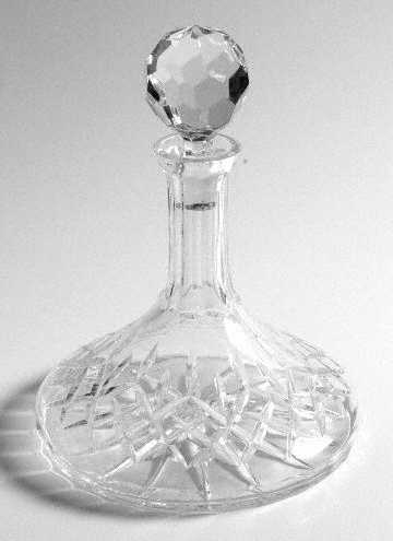 Hamilton (Cut) Ships Decanter & Stopper