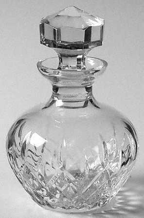 Hamilton (Cut) Round Perfume Bottle & Stopper