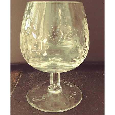 Mariano Brandy Glass