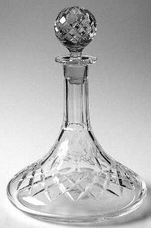 Queen Ships Decanter & Stopper