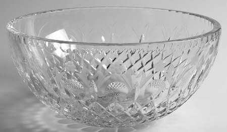 Queen 10" Round Bowl by Rogaska