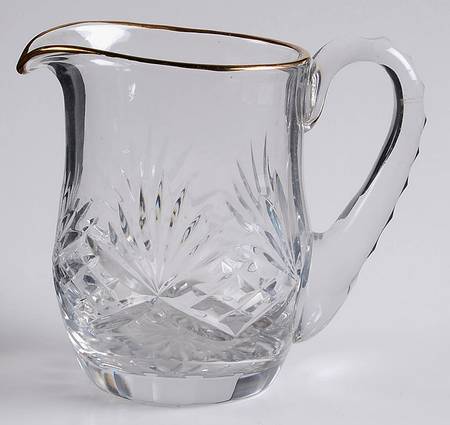 Richmond (Gold Trim, Multisided Stem) Creamer