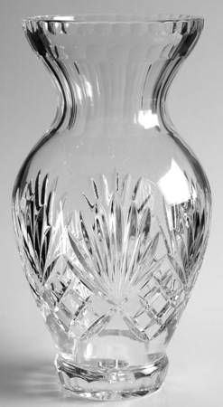 Richmond (No Trim, Notched and Multisided Stem) 10" Flower Vase