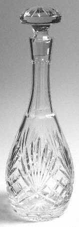 Richmond (No Trim, Notched and Multisided Stem) Whiskey Decanter & Stopper