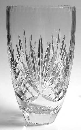 Richmond (No Trim, Notched and Multisided Stem) 10" Flower Vase
