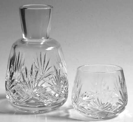 Richmond (No Trim, Notched and Multisided Stem) (2 Piece) Nite Set (Carafe & Tumbler)