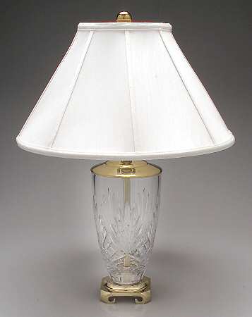 Richmond (No Trim, Notched and Multisided Stem) Electric Lamp & Shade