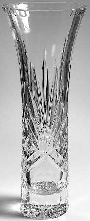 Richmond (No Trim, Notched and Multisided Stem) 10" Flower Vase