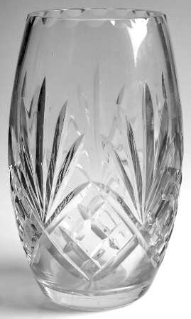 Richmond (No Trim, Notched and Multisided Stem) 8" Flower Vase