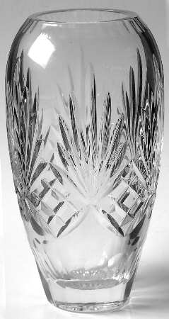 Richmond (No Trim, Notched and Multisided Stem) 8" Flower Vase