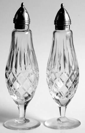 Vogue Footed Shaker Set & Metal Lids