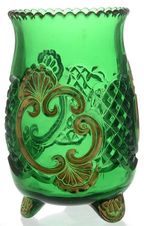 Croesus Green (Emerald) Celery Vase
