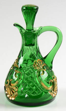 Croesus Green (Emerald) Cruet & Stopper