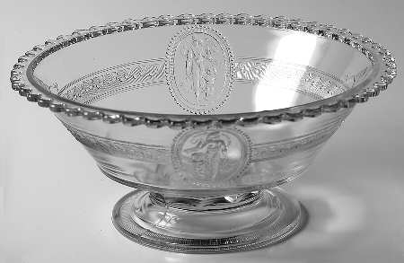 Cupid & Venus Round Compote (Height X Width)