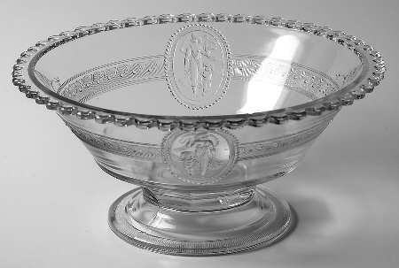 Cupid & Venus Round Compote (Height X Width)