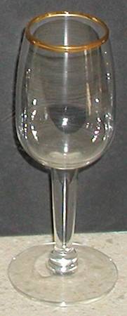 Mystique (Gold Trim) Cordial Glass