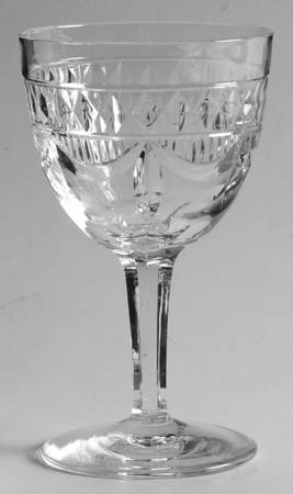 Elegance (Cut) Wine Glass