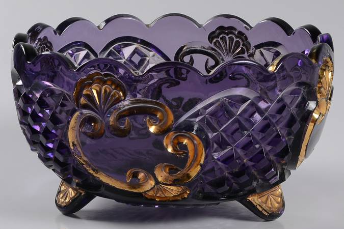 Croesus Amethyst 7" Footed Bowl