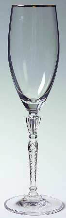 Oxford Gold Fluted Champagne