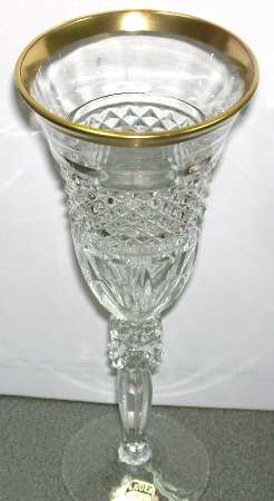 Williamsburg Gold Trim Fluted Champagne