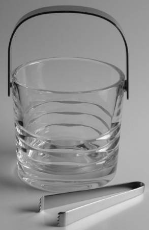 Rio Ice Bucket with Detachable Handle and Tongs