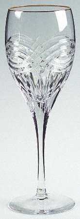 Trellis Gold Water Goblet