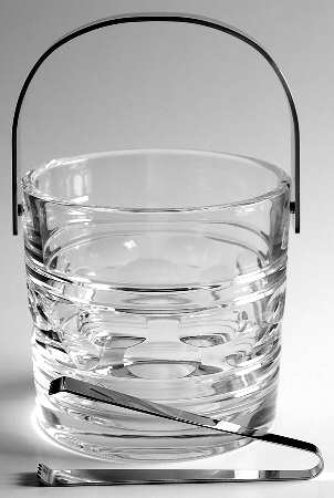 Island Ice Bucket with Detachable Handle and Tongs