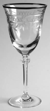 Wellesley Platinum Wine Glass