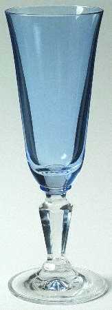 Alfresco Blue Fluted Champagne by Rogaska