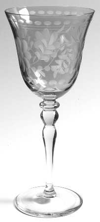 Antique Luster Blue Wine Glass