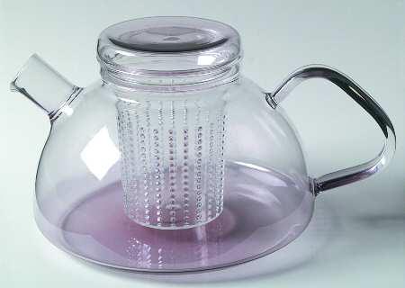 Smoke Purple Teapot & Lid w/Infuser