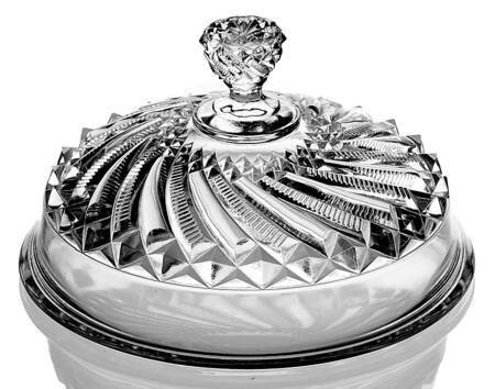 Bar and Diamond Clear Lid for Bon Bon